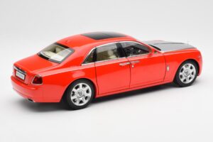 Rolls-Royce Ghost Sarkans & Sudrabs Kyosho 1:18 008802RS Metāls — attēls 3 no 8