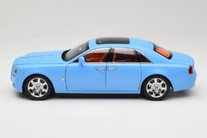 Rolls-Royce Ghost Series I Gaiši Zils Kyosho 1:18 08802LB Metāls — attēls 4 no 8