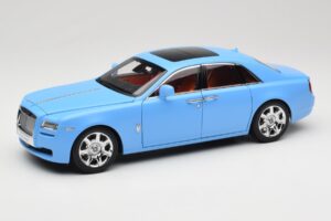 Rolls-Royce Ghost Series I Gaiši Zils Kyosho 1:18 08802LB Metāls