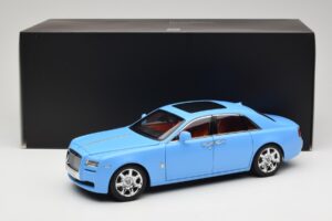 Rolls-Royce Ghost Series I Gaiši Zils Kyosho 1:18 08802LB Metāls — attēls 8 no 8