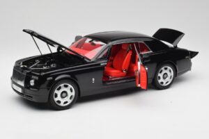 Rolls-Royce Phantom Coupe Diamond Melns Kyosho 1:18 08862DBK Metāls — attēls 2 no 8
