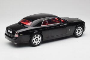 Rolls-Royce Phantom Coupe Diamond Melns Kyosho 1:18 08862DBK Metāls — attēls 3 no 8