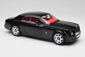 Rolls-Royce Phantom Coupe Diamond Melns Kyosho 1:18 08862DBK Metāls — attēls 6 no 8
