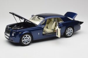 Rolls-Royce Phantom Coupe Metropolitan Zils Kyosho 1:18 08862BLM Metāls — attēls 2 no 8