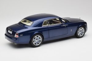 Rolls-Royce Phantom Coupe Metropolitan Zils Kyosho 1:18 08862BLM Metāls — attēls 3 no 8