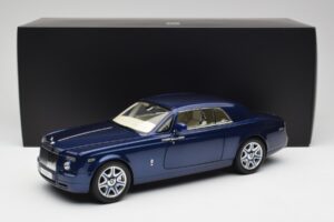 Rolls-Royce Phantom Coupe Metropolitan Zils Kyosho 1:18 08862BLM Metāls — attēls 8 no 8