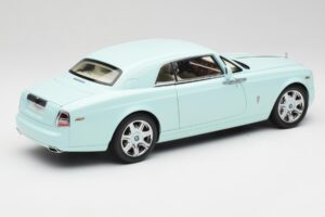 Rolls-Royce Phantom Coupe Turchese Zils Kyosho 1:18 08862TBL Metāls — attēls 3 no 8