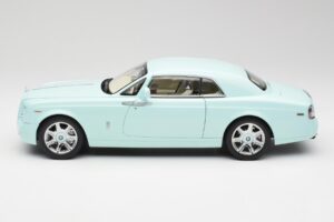 Rolls-Royce Phantom Coupe Turchese Zils Kyosho 1:18 08862TBL Metāls — attēls 4 no 8