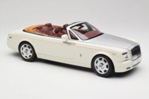 Rolls-Royce Phantom Drophead Coupe English Balts Kyosho 1:18 08871EW2 Metāls — attēls 8 no 10