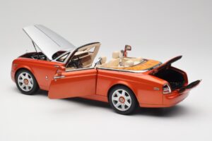 Rolls-Royce Phantom Drophead Coupe Mandarin Oranžs Kyosho 1:18 08871P Metāls — attēls 7 no 10