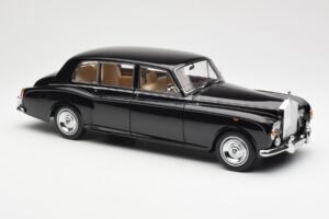 Rolls-Royce Phantom VI EWB Melns Kyosho 1:18 08905BK Metāls — attēls 6 no 8