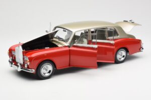 Rolls-Royce Phantom VI Sarkans Gaiši Bēšs Kyosho 1:18 08905RLB Metāls — attēls 2 no 8