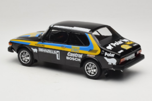 Saab 99 EMS #1 P. Eklund / B. Cederberg Rally Sweden 1977 MCG 1:18 MCG18825R Metāls — attēls 5 no 6