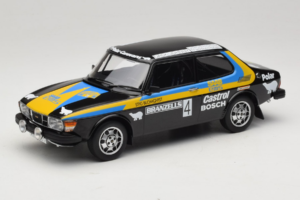 Saab 99 EMS #4 S. Blomqvist / H. Sylvan Rally Sweden Winner 1977 MCG 1:18 MCG18826R Metāls