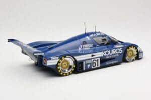 Sauber Mercedes C9 Kouros Racing #61 M. Thackwell / H. Pescarolo 24 Hours of Le Mans 1987 Minichamps 1:18 155873561 Metāls — attēls 2 no 6
