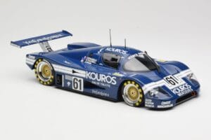 Sauber Mercedes C9 Kouros Racing #61 M. Thackwell / H. Pescarolo 24 Hours of Le Mans 1987 Minichamps 1:18 155873561 Metāls — attēls 4 no 6