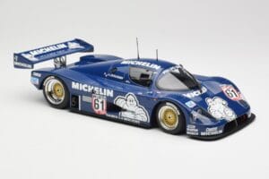 Sauber Mercedes C9 Michelin #61 J-L. Schlesser Winner ADAC Supersprint 1987 Minichamps 1:18 155873581 Metāls — attēls 4 no 6