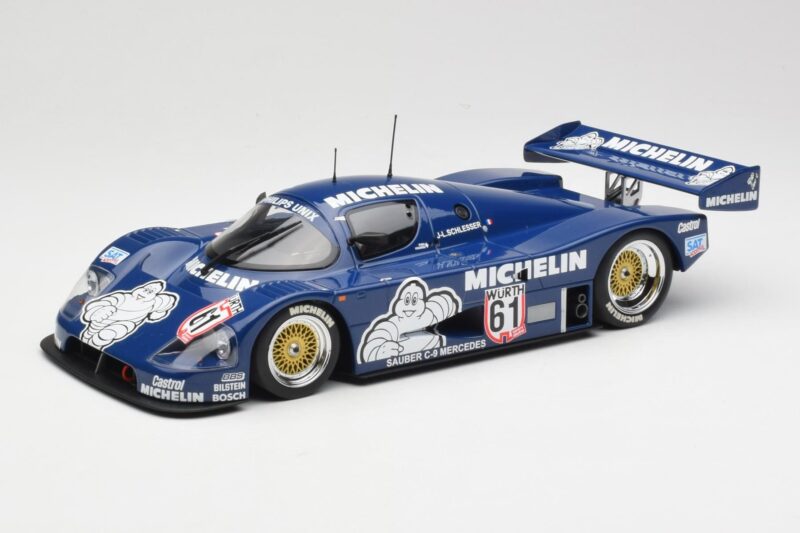 Sauber Mercedes C9 Michelin #61 J-L. Schlesser Winner ADAC Supersprint 1987 Minichamps 1:18 155873581 Metāls