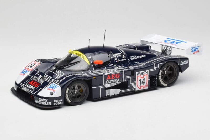Sauber Mercedes C9 #14 J. Schlesser Winner Supercup 1988 Minichamps 1:18 155883514 Metāls