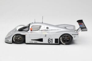 Sauber Mercedes C9 #61 M. Baldi / K. Acheson / G. Brancatelli 2nd Place 24 Hours of Le Mans 1989 Minichamps 1:18 155893561 Me — attēls 3 no 6