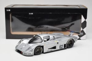 Sauber Mercedes C9 #62 J. Schlesser / J-P. Jabouille / A. Cudini 5th Place 24 Hours of Le Mans 1989 Minichamps 1:18 155893562 — attēls 6 no 6