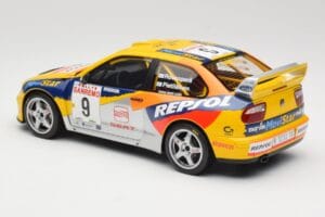 SEAT Cordoba WRC Evo 2 #9 H. Rovanpera / R. Pietilainen Rally San Remo 1999 Otto 1:18 OT483 Sveķi — attēls 5 no 6