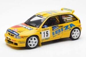 SEAT Ibiza Kit Car Evo 2 #15 H. Rovanpera / R. Pietilanen Rally Monte Carlo 1998 Otto 1:18 OT445 Sveķi