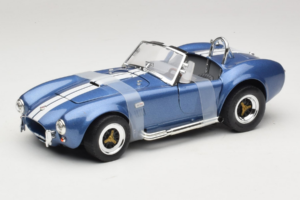 Shelby Cobra 427 S/C Zils Balta Svītra Road Signature 1:18 92058-P2 Metāls