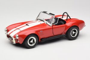 Shelby Cobra 427 S/C Guardsman Red ERTL 1:18 7369 Metāls
