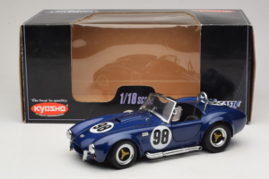 Shelby Cobra 427 S/C #98 Zils Kyosho 1:18 8838 Metāls — attēls 8 no 8