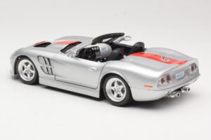 Shelby Series 1 Sudrabs Bburago 1:18 3323 Metāls — attēls 7 no 8