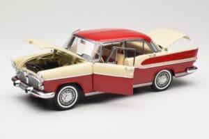 Simca Chambord Sarkans & Ziloņkauls Norev 1:18 185721 Metāls — attēls 2 no 8