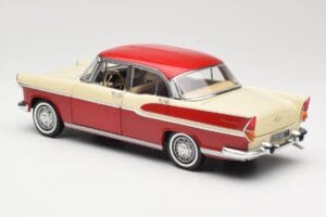 Simca Chambord Sarkans & Ziloņkauls Norev 1:18 185721 Metāls — attēls 7 no 8