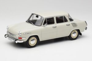 Skoda 1000 MB Pelēks & Balts MCG 1:18 MCG18275 Metāls