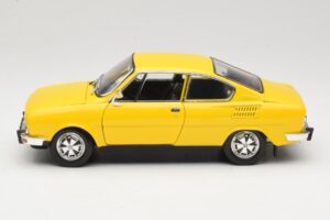 Skoda 110R Coupe Dzeltens Abrex 1:18 118ABS-707GK Metāls — attēls 4 no 8