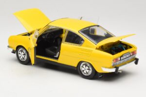 Skoda 110R Coupe Dzeltens Abrex 1:18 118ABS-707GK Metāls — attēls 5 no 8