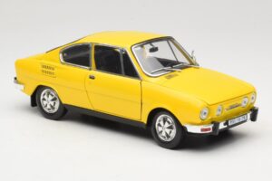 Skoda 110R Coupe Dzeltens Abrex 1:18 118ABS-707GK Metāls — attēls 6 no 8