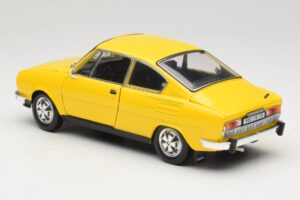 Skoda 110R Coupe Dzeltens Abrex 1:18 118ABS-707GK Metāls — attēls 7 no 8