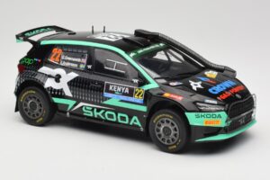 Skoda Fabia Rally2 #22 Toksport G. Greensmith / J. Andersson Safari Rally Kenya 2024 IXO 1:18 18RMC209 Metāls — attēls 4 no 6