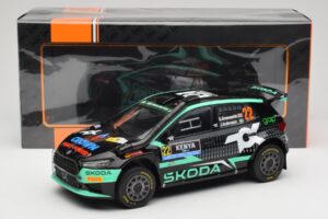Skoda Fabia Rally2 #22 Toksport G. Greensmith / J. Andersson Safari Rally Kenya 2024 IXO 1:18 18RMC209 Metāls — attēls 6 no 6