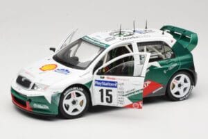 Skoda Fabia WRC #15 T. Gardemeister / P. Lukander WRC 1999 Solido 1:18 90457 Metāls — attēls 2 no 8