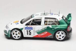 Skoda Fabia WRC #15 T. Gardemeister / P. Lukander WRC 1999 Solido 1:18 90457 Metāls — attēls 4 no 8