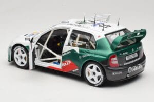 Skoda Fabia WRC #15 T. Gardemeister / P. Lukander WRC 1999 Solido 1:18 90457 Metāls — attēls 5 no 8