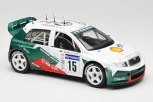 Skoda Fabia WRC #15 T. Gardemeister / P. Lukander WRC 1999 Solido 1:18 90457 Metāls — attēls 6 no 8
