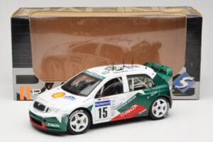 Skoda Fabia WRC #15 T. Gardemeister / P. Lukander WRC 1999 Solido 1:18 90457 Metāls — attēls 8 no 8