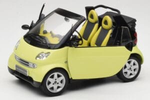 Smart Fortwo 450 Cabrio Dzeltens Minichamps 1:18 0012889V001C49Q00 Metāls — attēls 2 no 8