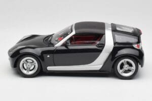 Smart Roadster Tumšzils Bburago 1:18 34917 Metāls — attēls 4 no 8