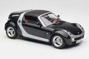 Smart Roadster Tumšzils Bburago 1:18 34917 Metāls — attēls 6 no 8