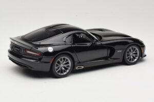 SRT Viper GTS Melns Maisto 1:18 31128 Metāls — attēls 3 no 8