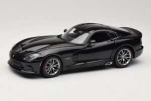 SRT Viper GTS Melns Maisto 1:18 31128 Metāls